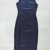 Елегантна синя рокля , снимка 1 - Рокли - 25622824