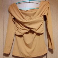Нова Блуза тютюнев цвят, снимка 1 - Блузи с дълъг ръкав и пуловери - 17297959