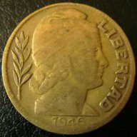 20 центаво 1946, Аржентина, снимка 2 - Нумизматика и бонистика - 15763293