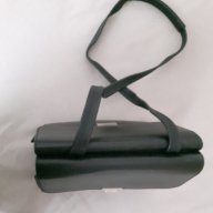 Poco Loco - интересна черна чанта от естествена кожа, снимка 6 - Чанти - 17666690