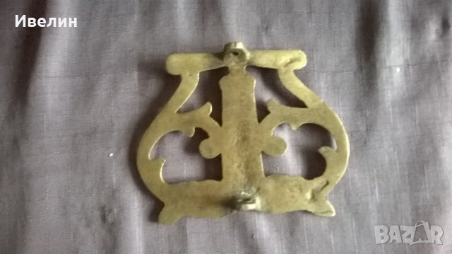 стара барокова апликация, снимка 2 - Антикварни и старинни предмети - 25318128