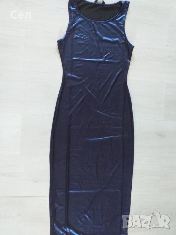 Елегантна синя рокля , снимка 1