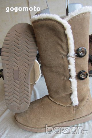 UGG аналог, топли, зимни ботуши, N- 42, 100% естественa кожа,GOGOMOTO.BAZAR.BG®, снимка 13 - Дамски ботуши - 17430414