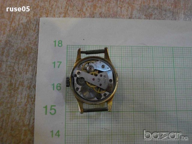 Часовник "Слава" дамски съветски ръчен позлатен работещ, снимка 3 - Дамски - 9236213