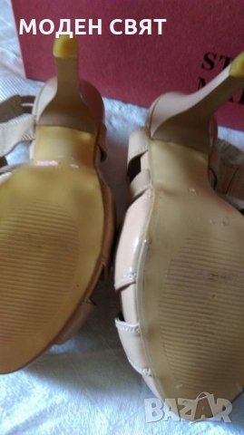 Италиански сандали с висок ток №35, снимка 7 - Сандали - 21521889