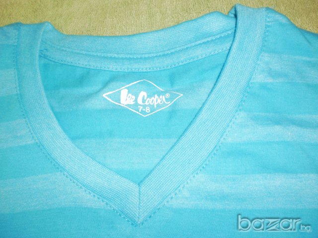 Оригинална детска тениска с къс ръкав LEE COOPER размер 7-8,намалена /години/, нова , снимка 2 - Детски тениски и потници - 7327293