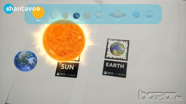 Планетите в слънчевата система оживяват с 9 интерактивни карти , снимка 5 - Карти за игра - 18220647