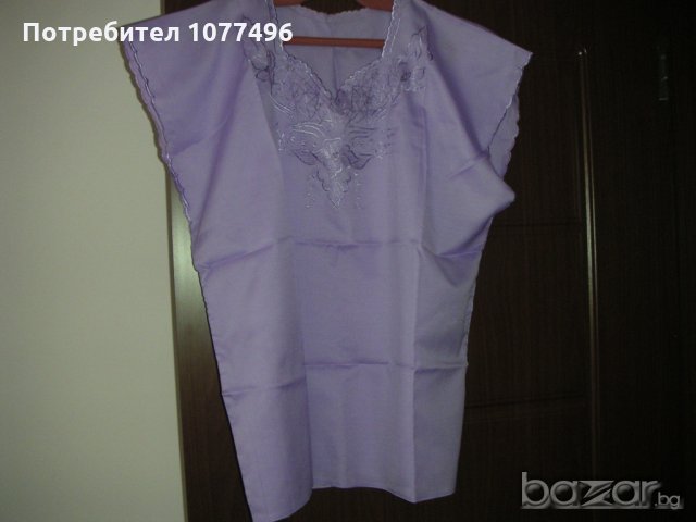 Нова лятна дамска блуза без ръкав с бродерия , снимка 2 - Ризи - 18567592