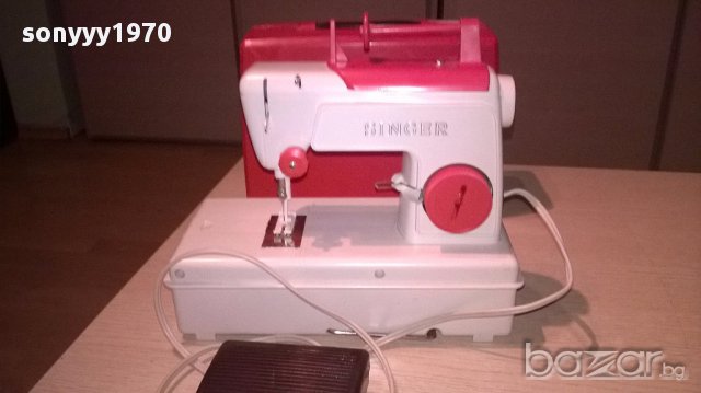 Singer-made in france 25х24х11см-ретро колекция-внос швеицария, снимка 4 - Антикварни и старинни предмети - 17567362