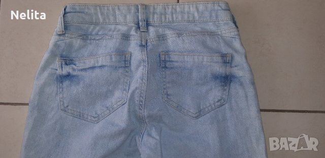 Момичешки дънки тип ГЪРЛФРЕНД - Girlfriend - размер 32, УК 4 , снимка 7 - Детски панталони и дънки - 26092495