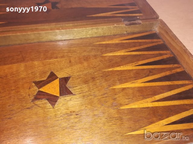стара табла-50х50см естествен фурнир, снимка 16 - Колекции - 20979045