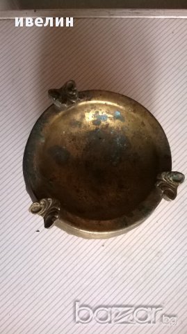 стар бронзов пепелник, снимка 4 - Антикварни и старинни предмети - 13996513