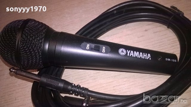 yamaha dm-105 microphone-с кабел и жакове-внос швеицария, снимка 3 - Микрофони - 19899634