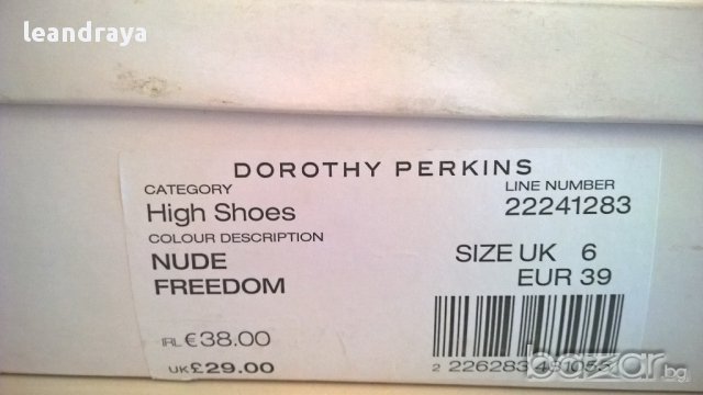 Нови обувки Dorothy Perkins 39 номер , снимка 7 - Дамски обувки на ток - 18092996