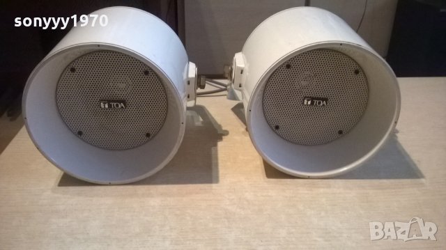 toa profi speakers-made in japan-20х20см-внос швеицария