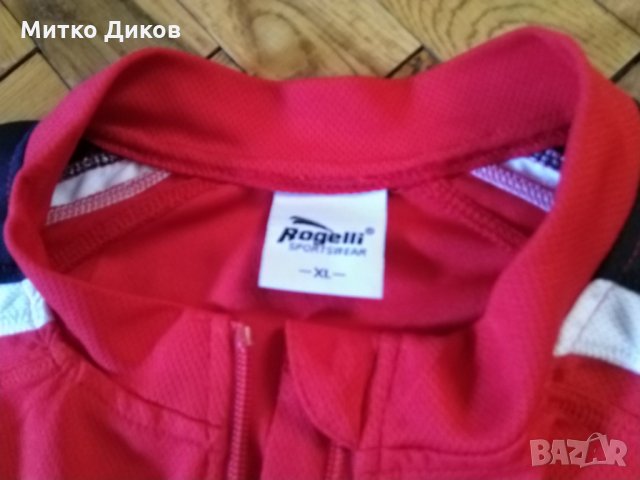 Колездачна тениска Роджели Италия размер ХЛ-силиконов грип, снимка 6 - Спортна екипировка - 24942053