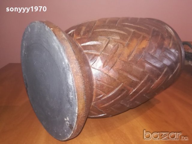 ретро колекция-голяма индонезииска ваза/купа-внос швеицария, снимка 6 - Антикварни и старинни предмети - 20938156