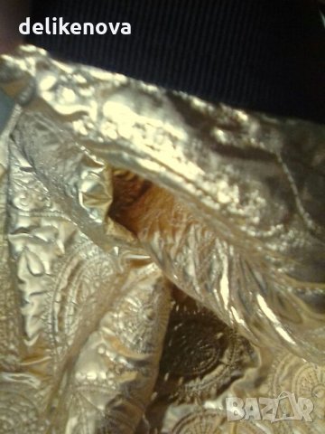 DKNY. Donna Karan New York. Size 14 Златна/златиста пола, снимка 4 - Поли - 24869213