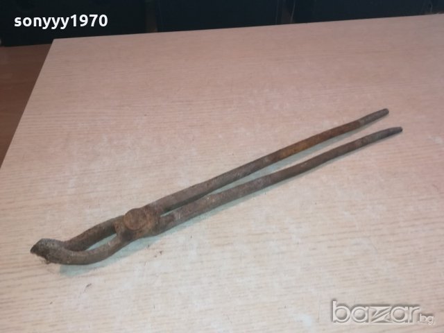 поръчани-извити ковашки клещи-47см, снимка 14 - Клещи - 21094525