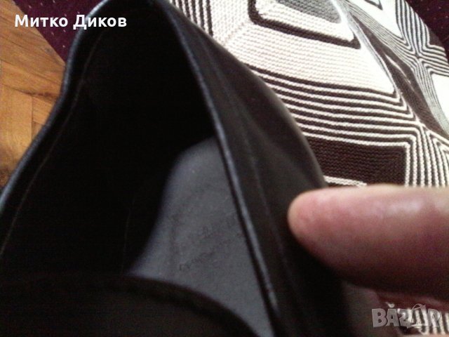 Обувки DEL RE- PENNY LOAFER BLACK-№44 италиански нови-естествена кожа, снимка 12 - Официални обувки - 23445124