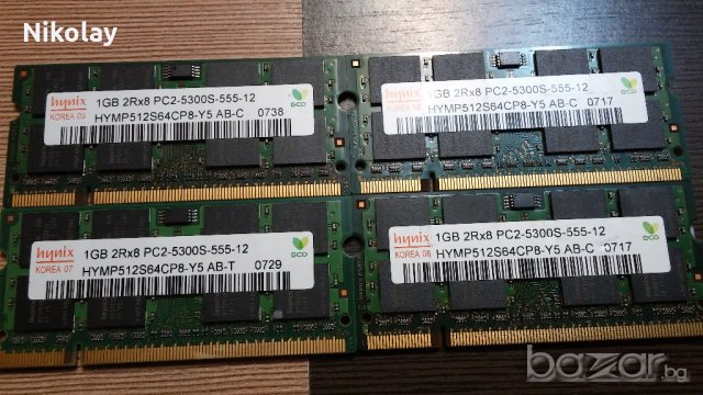 ПАМЕТИ ЗА ЛАПТОП, SO DIMM, DDR2, DDR3,, снимка 5 - RAM памет - 19550365