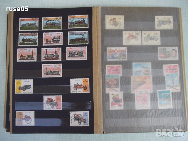 Класьор стар с пощенски марки, снимка 14 - Филателия - 25995319