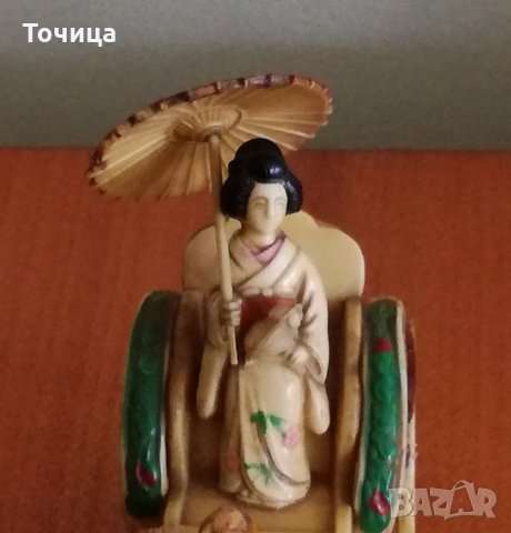 Гейша с рикша - изцяло целулоид