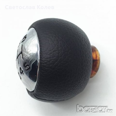 Топка скоростен лост Пежо/Peugeot 6 скорости естествена кожа, снимка 3 - Аксесоари и консумативи - 21009182