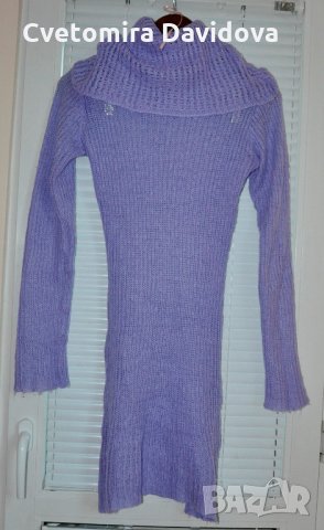 Пуловер лилав, снимка 2 - Блузи с дълъг ръкав и пуловери - 21587362
