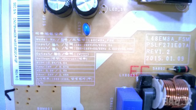 SAMSUNG UE48JS9000L, снимка 7 - Части и Платки - 24497371