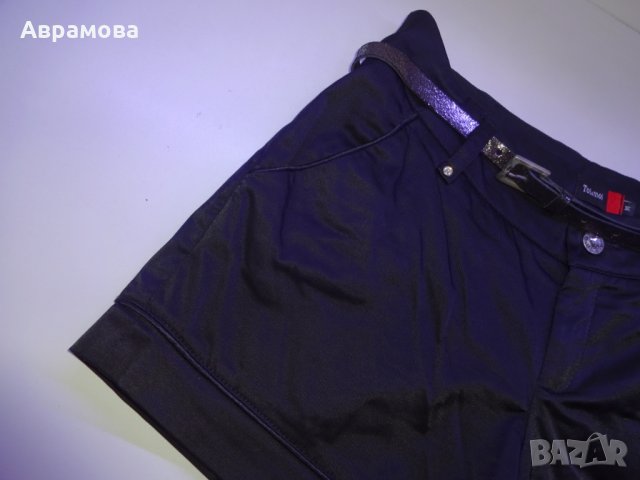 М размер Toi Moi къси панталони, черни, с колан – М размер, снимка 4 - Къси панталони и бермуди - 25014171