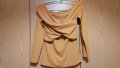 Нова Блуза тютюнев цвят, снимка 1 - Блузи с дълъг ръкав и пуловери - 17297959