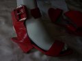 Дамски  червени сандали Chloé 100 % кожа ,100 % оригинални , снимка 18