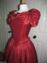 Бална рокля във викториански стил вишнев цвят, снимка 12
