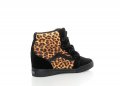 ПРОМО 🍊 VANS 🍊 Оригинални кецове с скрита платформа ANIMAL PRINT 38 номер нови с кутия, снимка 5