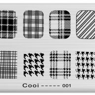 каре мотиви плочка / щампа шаблон за печат на нокти - Нова cooi---001, снимка 3 - Продукти за маникюр - 16327099