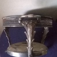 посребрен метален съд, снимка 4 - Антикварни и старинни предмети - 20409585