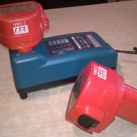 makita charger+2бр батерии на марката-внос швеицария, снимка 1 - Други инструменти - 22760543