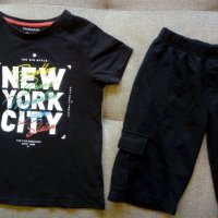 Лот къси панталони с тениска Primark, снимка 1 - Детски комплекти - 25737910