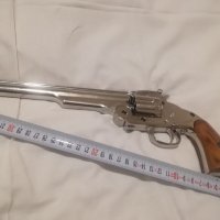 Огромен револвер, армейски пистолет Smith&Wesson 1869 Реплика за ценители , снимка 12 - Бойно оръжие - 21273415