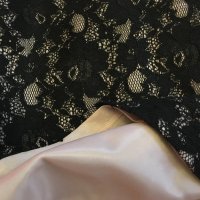 S Mango официална черна рокля с дантела хастар - пепел от рози , снимка 16 - Рокли - 22161129