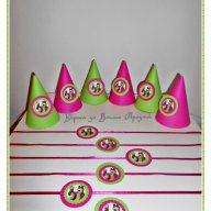Украса и аксесоари за детски рожден ден с Маша и мечока-циклама, снимка 6 - Други - 16207750