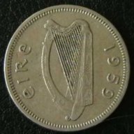 1 шилинг 1959, Ирландия, снимка 2 - Нумизматика и бонистика - 14454069