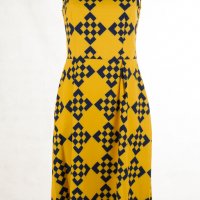 Жълта рокля без ръкави марка Colour Mist, снимка 2 - Рокли - 25700328
