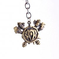 🌎 ⚔️ 🛡️ World of Warcraft лого - щит и брадви, снимка 3 - Други - 23600750