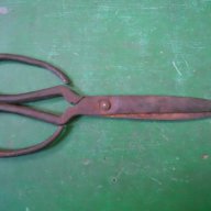 старинна кована абаджийска ножица, снимка 1 - Антикварни и старинни предмети - 16289185