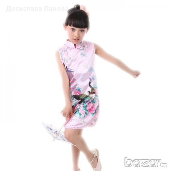 Уникална рокличка в китайски стил, снимка 1