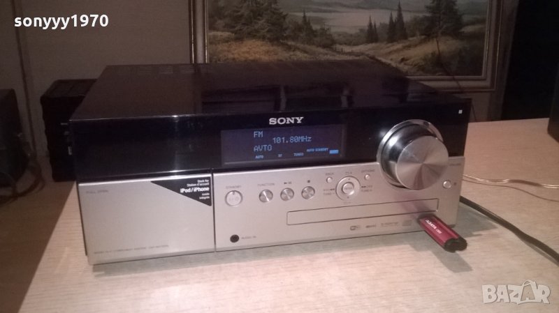 sony hcd-mx700ni-cd/usb/lan/tuner/iphone/amplifier-внос швеция, снимка 1