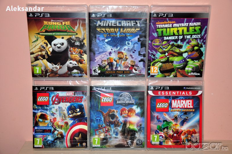 Нови ps3,Minecraft,Lego,Panda,Turtles,Ninja,костенурките,пс3, снимка 1