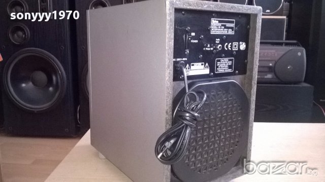 Tevion dr1750 active subwoofer-33/33/20см-внос швеицария, снимка 2 - Ресийвъри, усилватели, смесителни пултове - 14730084